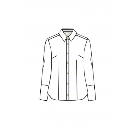 Cafe Noir CAMICIA IN POPELINE - C7JC0142