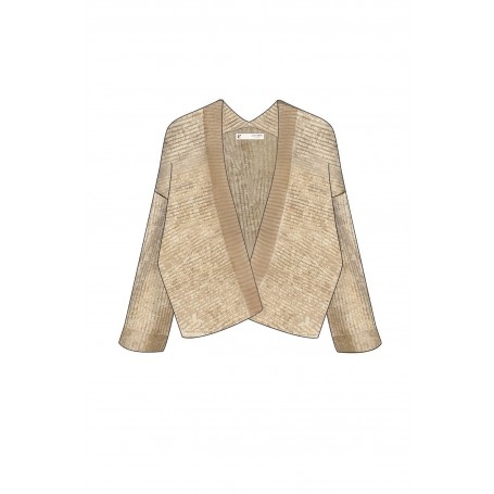 Cafe Noir CARDIGAN MOULINÃ¨ SENZA BOTTONI E  COLLOSCIALLATO - C7JM0221