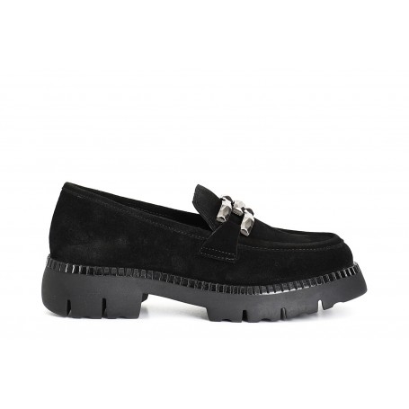Cafe Noir MOCASSINO IN PELLE SCAMOSCIATA CON MORSETTO - C1EB6061