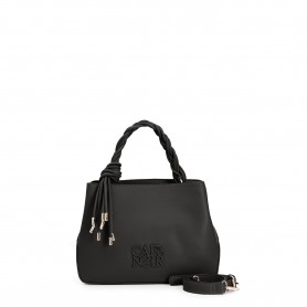 Cafe Noir BORSA A MANO CON MANICO IN MIGNON INTRECCIATI E LOGO RETTANGOLARE TONO SU TONO - C3IB0703