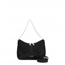 Cafe Noir BORSA A SPALLA CON LAVORAZIONE PATCHWORK E APPLICAZIONI DI MICRO RIVETTI - C3NG0721