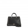 Cafe Noir TOTE CON APPLICAZIONE DI CATENA IN METALLO E LOGO CN, DOPPIA ZIP IN TESTA EMANIC - C3NO0728