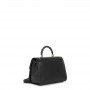 Cafe Noir BORSA A MANO CON APPLICAZIONE DI CATENAIN METALLO E LOGO CN, MANICO IN METALLO - C3NO0729