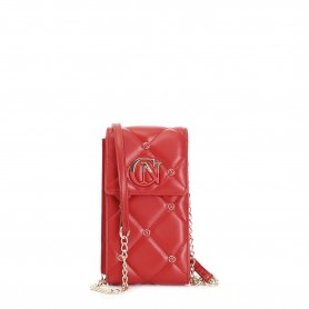 Cafe Noir PORTACELLULARE CON PATTINA CON APPLICAZONE DI RIVETTI COLORATI E LOGO BICOLORE - C4AO0719