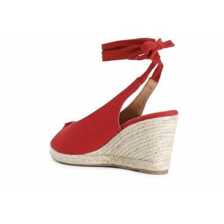 Cafe Noir SCARPE APERTE IN CANVAS SU ZEPPA CORDA - C1HF9050