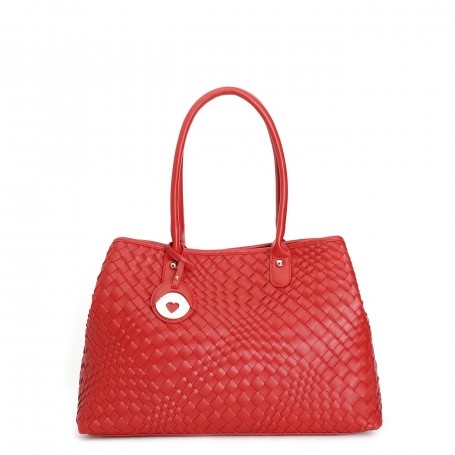 Cafe Noir SHOPPING CON INTRECCIO E ACCESSORIO PENDENTE - C3WI0201