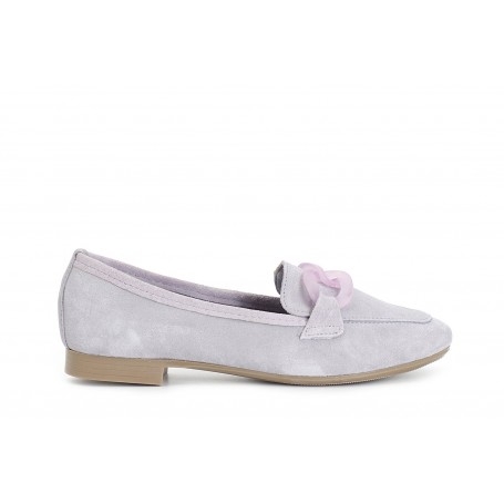 Cafe Noir MOCASSINO IN PELLE SCAMOSCIATA CON CATENA - C1EG5002