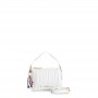 Cafe Noir POCHETTE MORBIDA CON PLISSETTATURA, MANICO A TRECCIA E CORDONCINO COLORATO - C3WG0404