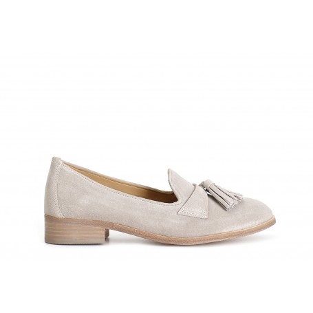 Cafe Noir PANTOFOLA IN PELLE SCAMOSCIATA CON NAPPINE - C1EM6003
