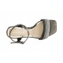Cafe Noir SANDALO GILDA EFFETTO LAMINATO CON MIGNON STRASS DAVANTI - C1LB9014