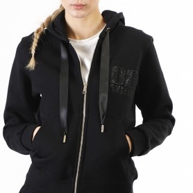 Cafe Noir FELPA FULL ZIP CON LOGO - C7JF0084