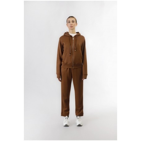 Cafe Noir FELPA FULL ZIP IN FELPA MANO CALDA - C7JF0094