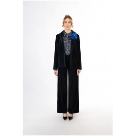 Cafe Noir BLAZER IN VELLUTO CANGIANTE - C7JH0073