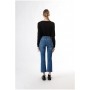Cafe Noir DENIM CROPPED FLARE - C7JJ1027