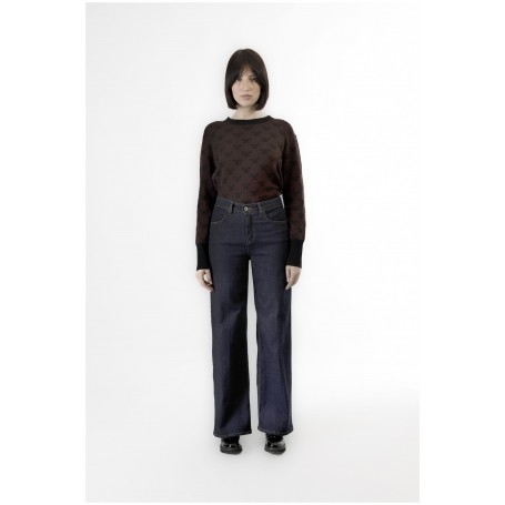 Cafe Noir DENIM WIDE LEG - C7JJ1031