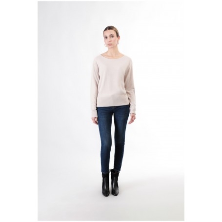 Cafe Noir MAGLIA  BASIC SCOLLO A BARCA - C7JM0224