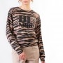 Cafe Noir MAGLIA GIROCOLLO STAMPATA CON LOGO BE NOIR - C7JM0229