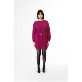 Cafe Noir ABITO IN MAGLIA GIROCOLLO CON CINTURA - C7JM0246