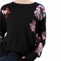 Cafe Noir MAGLIONE CON RICAMO PAILETTES - C7JM0247
