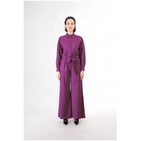 Cafe Noir PANTALONE SUPER WIDE  CON FUSCIACCA - C7JP0196