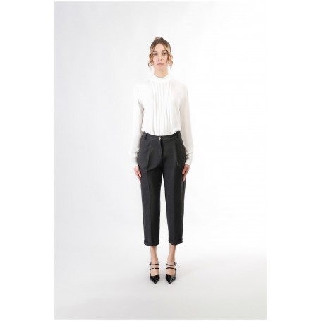 Cafe Noir PANTALONE GAMBA DRITTA CON PINCES - C7JP0206