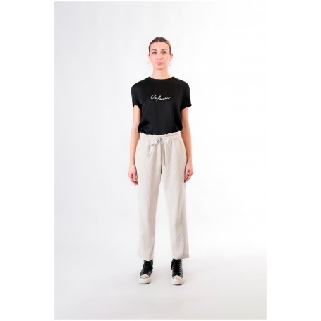 Cafe Noir PANTALONE JOGGER VELLUTO ROCCIATORE - C7JP0208