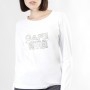 Cafe Noir TSHIRT MANICA LUNGA CON LOGO DI STRAS - C7JT0199