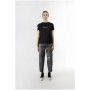 Cafe Noir TSHIRT BIMATERIALE CON LOGO GLITTERATO - C7JT0201