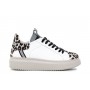 Cafe Noir SNEAKERS IN PELLE CON RIPORTI IN CAVALLINO MACULATO - C1BU1211