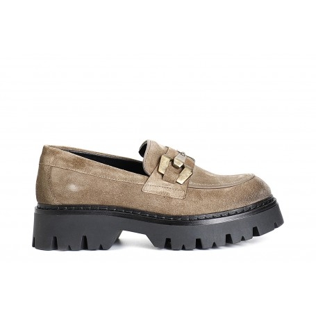 Cafe Noir MOCASSINO IN PELLE SCAMOSCIATA CON MORSETTO - C1FM6011