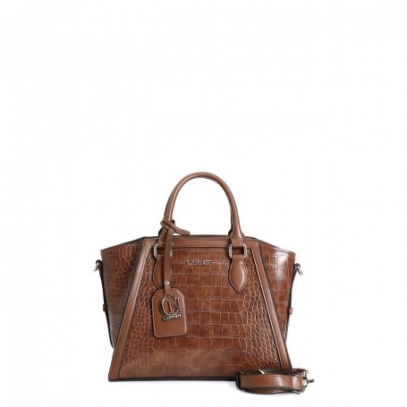 Cafe Noir PICCOLA TOTE BAG STAMPA COCCODRILLO E INTERNO MACULATO - C3YG0502