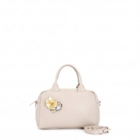 Cafe Noir BAULETTO A MANO IN MATERIALE LISCIO IMBOTTITO EFFETTO PUFFY CON APPLICAZIONE DI - C3JV0077