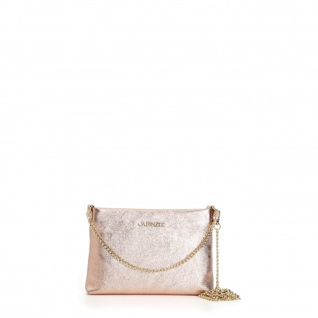 Cafe Noir POCHETTE  IN PELLE LAMINATA CON DOPPIA TARCOLLA IN CATENA - C3XH0021