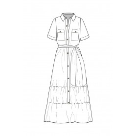 Cafe Noir ABITO CHEMISIER CON BALZA - C7JA0206