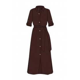 Cafe Noir ABITO TIPO CHEMISIER IN MISTOLINO - C7JA0212