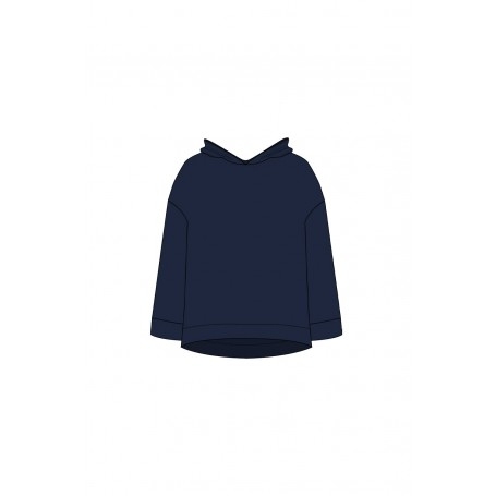 Cafe Noir BLUSA CON CAPUCCIO IN SATIN - C7JC0163