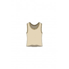 Cafe Noir TOP SMANICATO IN SATIN - C7JC0167