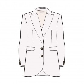 Cafe Noir GIACCA MONOPETTO IN TWILL - C7JH0082