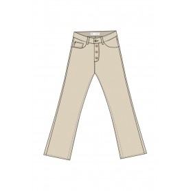 Cafe Noir PANTALONE BOOTCUT CROPPED IN BULL DENIM - C7JJ0165
