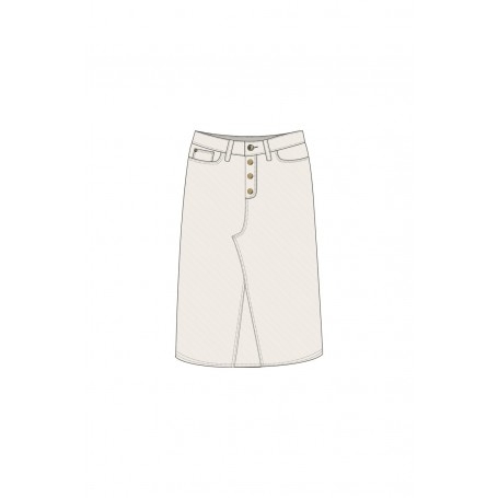 Cafe Noir GONNA  IN BULL DENIM - C7JJ0166