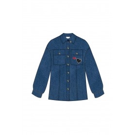 Cafe Noir FIELD JACKET IN DENIM - C7JJ0177