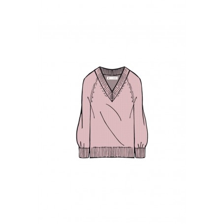 Cafe Noir MAGLIA CON SCOLLO A V - C7JM0262