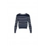 Cafe Noir MAGLIA RIGATA MOTIVO TRAFORO - C7JM0266
