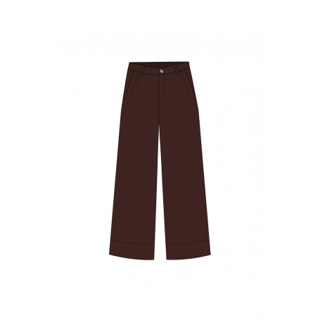 Cafe Noir PANTALONE PALAZZO MISTO LINO - C7JP0220