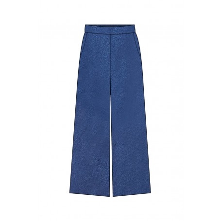 Cafe Noir PANTALONE PALAZZO IN TENCEL DENIM - C7JP0228