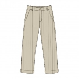 Cafe Noir PANTALONE GAMBA DRITTA MISTOLINO - C7JP0243