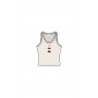Cafe Noir CANOTTA SCOLLATA CON PATCH - C7JT0235
