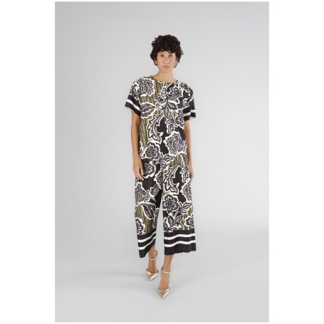 Cafe Noir BLUSA MANICHE CORTE STAMPATA - C7JC0183