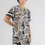 Cafe Noir BLUSA MANICHE CORTE STAMPATA - C7JC0183