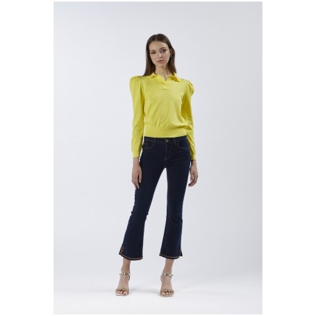 Cafe Noir MAGLIA TIPOPOLO IN MISTO VISCOSA - C7JM0186